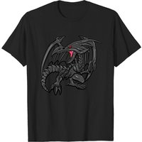 T-shirt Anime Red Eyes Black Dragon pour hommes