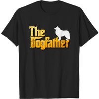 T-shirt pour hommes Shetland Sheepdog en noir — T-shirts pour hommes