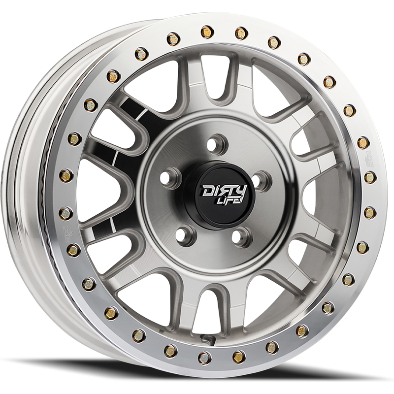 Dirty Life 9309R Canyon PRO SXS Machined Wheels - 15x7 - 4x137 — Wheels & Rims