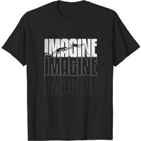 Imagine Peace Pour Tout le Monde - T-shirt pour Hommes Imagine — T-shirts pour hommes