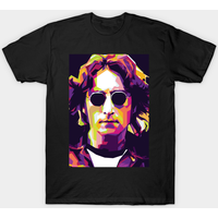 T-shirt John Lennon Imagine pour hommes en bleu royal — T-shirts pour hommes