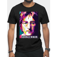 T-shirt John Lennon Imagine pour hommes en bleu royal — T-shirts pour hommes