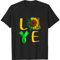 T-shirt pour hommes avec tournesol de sensibilisation à la santé mentale — T-shirts pour hommes