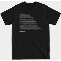 T-shirt Citations d'Immanuel Kant pour hommes - Noir — T-shirts pour hommes