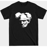 T-shirt pour hommes Portrait pessimiste d'Arthur Schopenhauer — T-shirts pour hommes