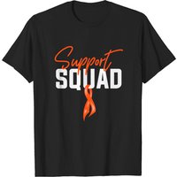 T-shirt de soutien pour la leucémie - Noir