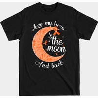 T-shirt Love My Leukemia Hero To The Moon pour hommes — T-shirts pour hommes