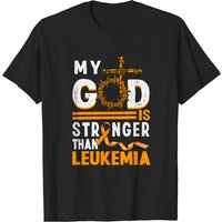 Mon Dieu est plus fort que la leucémie - T-shirt pour hommes