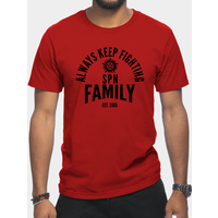 T-shirt pour hommes Always Keep Fighting en royal