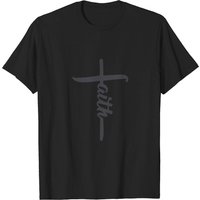 T-shirt Jésus Faith Cross Christian Religieux pour Hommes