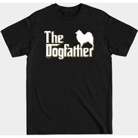 Samoyed Dad T-Shirt for Men in Black