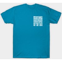 T-shirt Michael Scott Fun Run pour hommes - Rouge chiné — T-shirts pour hommes