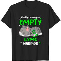 T-Shirt Mostly Running On Empty Lyme Warrior pour Hommes — T-shirts pour hommes