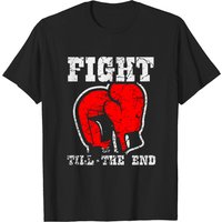 T-shirt Fight Till The End - Boxe pour hommes