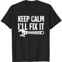 Keep Calm – I'll Fix It T-Shirt Mécanicien pour Hommes
