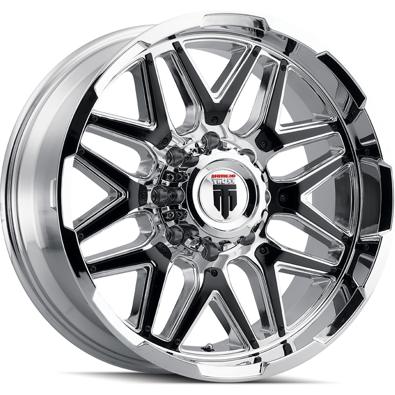 American Truxx AT151 Grind Chrome Wheels 20x9 8x170 -12 Offset — Wheels & Rims