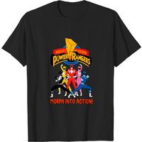 T-shirt pour hommes Mighty Morphin Power Rangers