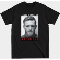 T-shirt pour hommes Conor McGregor Mugshot Notorious — T-shirts pour hommes