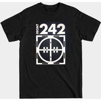 T-shirt pour hommes Front 242 Glitch 3D Logo