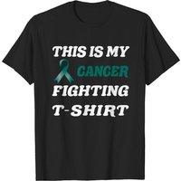 T-shirt pour hommes avec ruban teal de lutte contre le cancer de l'ovaire — T-shirts pour hommes