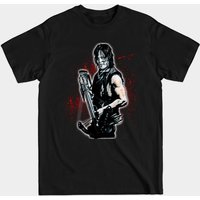 T-shirt noir Daryl Dixon pour hommes — T-shirts pour hommes