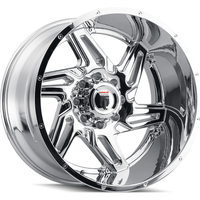 American Truxx AT186 Spurs Chrome Wheels - 22x12 - 6x135 -44 Offset