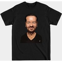 T-shirt pour hommes Ricky Gervais en bleu royal
