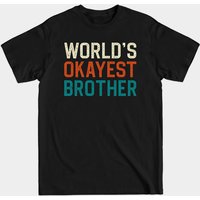 T-shirt World's Okayest Brother pour hommes — T-shirts pour hommes