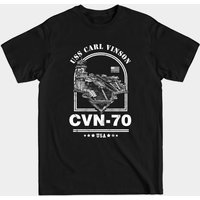 CVN-70 USS Carl Vinson Aircraft Carrier Men's T-Shirt