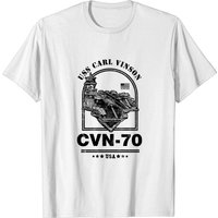 Cvn-70 Uss Carl Vinson Aircraft Carriers T-Shirt for Men