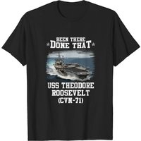 T-shirt pour hommes USS Theodore Roosevelt CVN-71 Navy Ships — T-shirts pour hommes