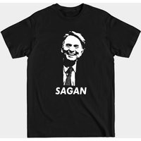 T-shirt pour hommes Carl Sagan en noir