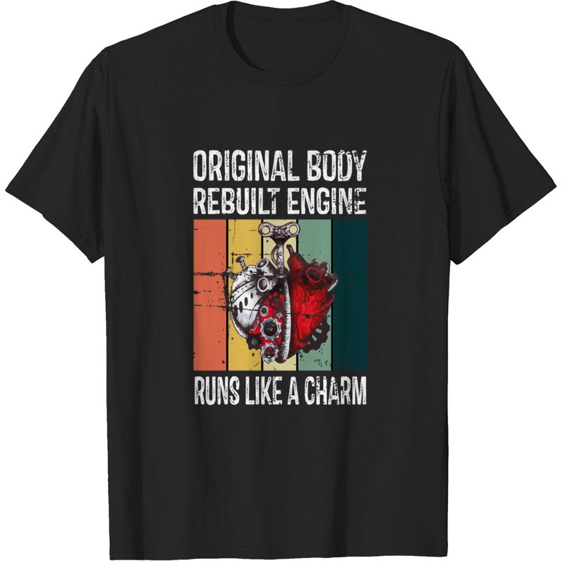 T-shirt Original Body Rebuilt Engine pour hommes - Open Heart Surgery — T-shirts pour hommes