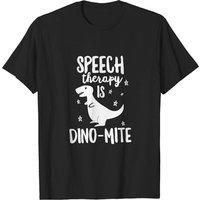 This SLP Is Dino-Mite Funny Speech Therapy T-Shirt for Men — Mens T Shirts