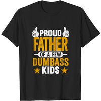 T-shirt Fier Père de Gosses Idiots Sarcastique — T-shirts pour hommes