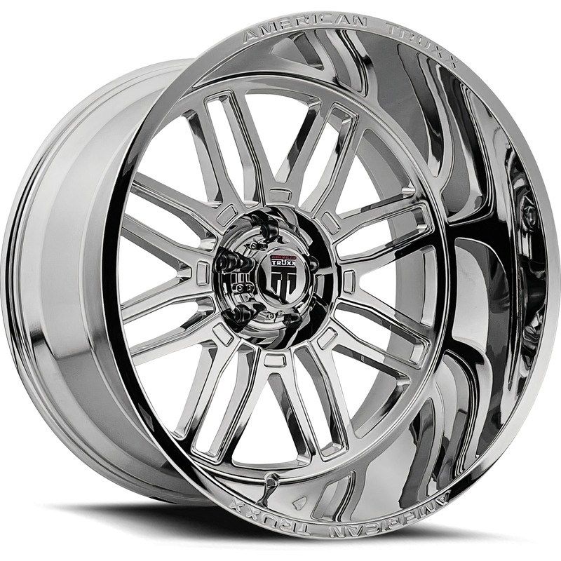 American Truxx AT1915 Restless Chrome Wheels - 20x10 - 6x135 -25 Offset — Wheels & Rims