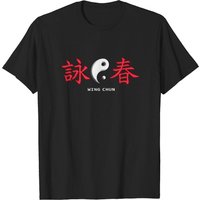 T-shirt pour hommes Wing Chun - Noir