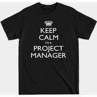 Keep Calm Je Suis Un Gestionnaire de Projet T-shirt pour Hommes — T-shirts pour hommes
