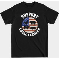 T-shirt pour hommes Supportez vos agriculteurs locaux — T-shirts pour hommes