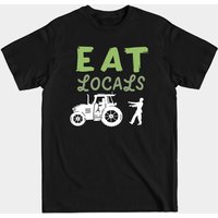 Zombie Farming: Eat Locals Men's T-Shirt — Mens T Shirts