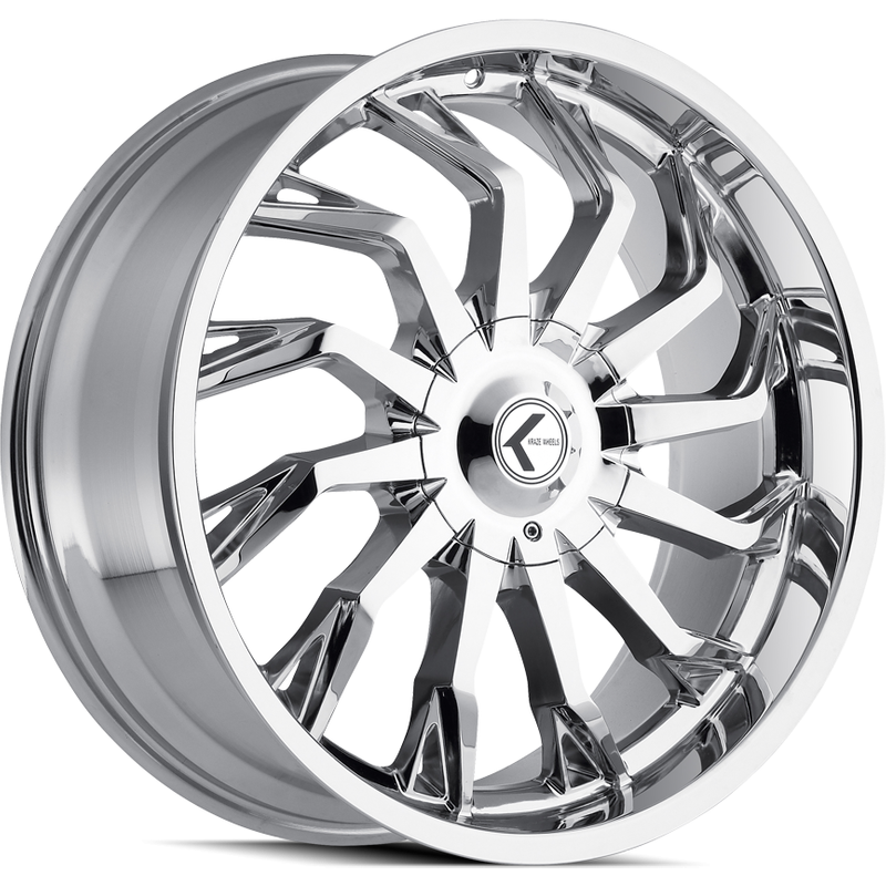 Kraze KR142 Scrilla Chrome Wheels - 22x9.5 - 5x115 Bolt Pattern — Wheels & Rims