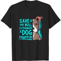 T-shirt Cool Save A Pitbull pour hommes - Design Amoureux des Pitbulls — T-shirts pour hommes