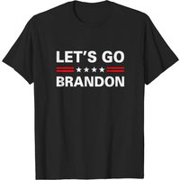 T-shirt Let's Go Brandon Drapeau US Conservateur pour Hommes — T-shirts pour hommes