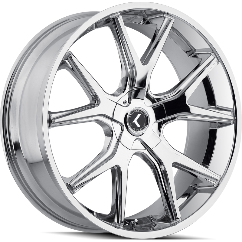 Kraze KR146 Spltz Chrome Wheels - 22x9.5 - 5x115 Bolt Pattern — Wheels & Rims