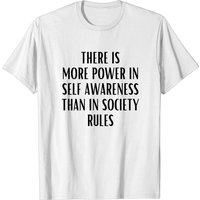 T-Shirt pour hommes avec citation féministe sur la conscience de soi — T-shirts pour hommes