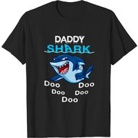 Daddy Shark Men's T-Shirt in Black
