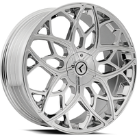 Roues Kraze KR184 Ricochet Chrome - 22x8.5 - Motif de boulons 5x112