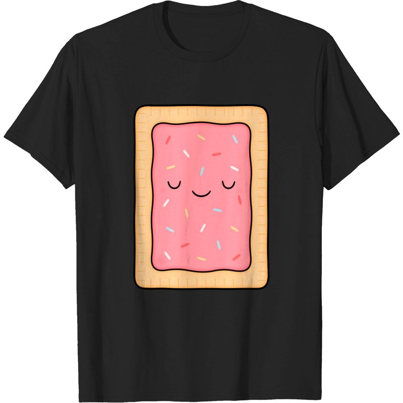 Pop Tart Men's T-Shirt in Black