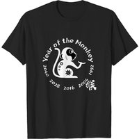T-shirt Année du Singe Médaillon du Zodiaque Chinois pour Hommes — T-shirts pour hommes