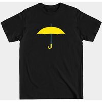 T-shirt HIMYM Ted Mosby Parapluie Jaune pour Hommes — T-shirts pour hommes